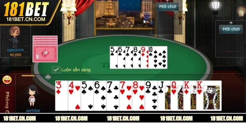 Khám phá luật chơi tiến lên đếm lá dễ tiếp cận tại 181BET